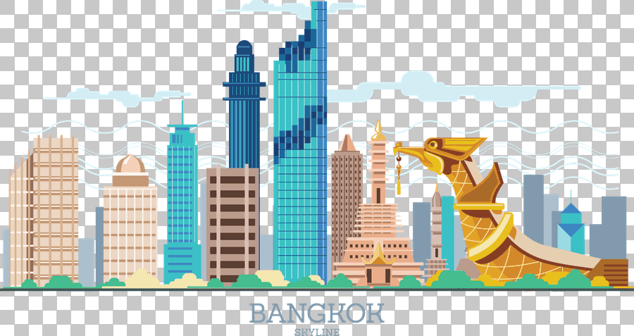 Bangkok Skyline Cityscape