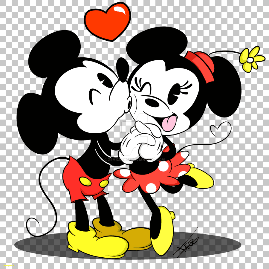 Mickey and Minnie Mouse Drawing