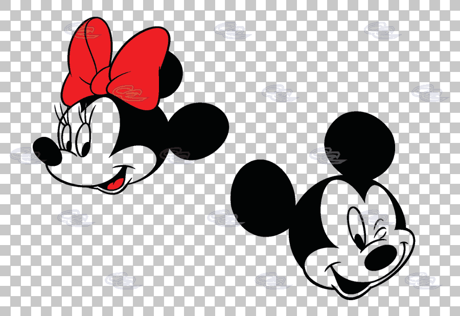 Minnie Mouse and Mickey Mouse Logo