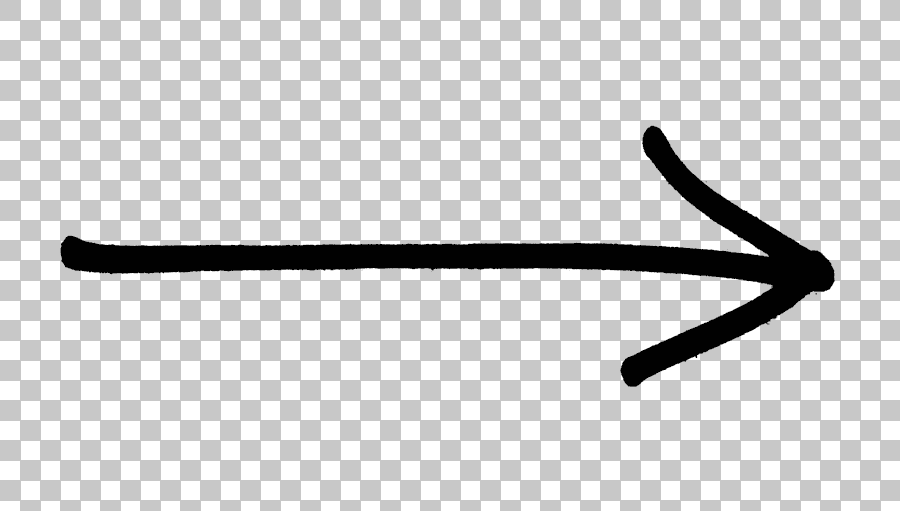 Black and White Arrow Angle