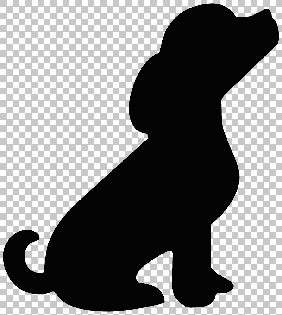 Beagle Puppy Silhouette