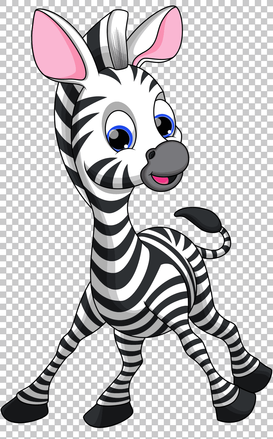 Cartoon Zebra