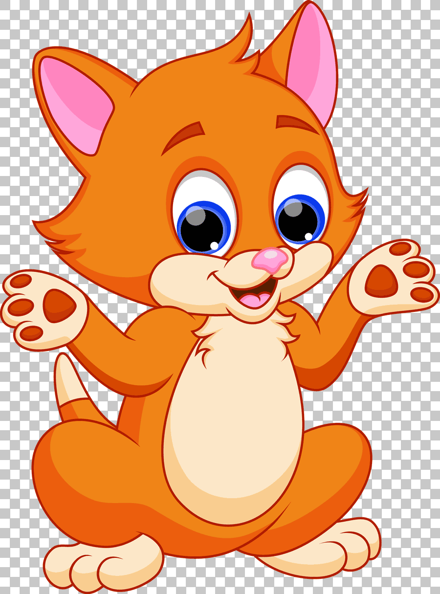 Cartoon Cat Kitten Drawing