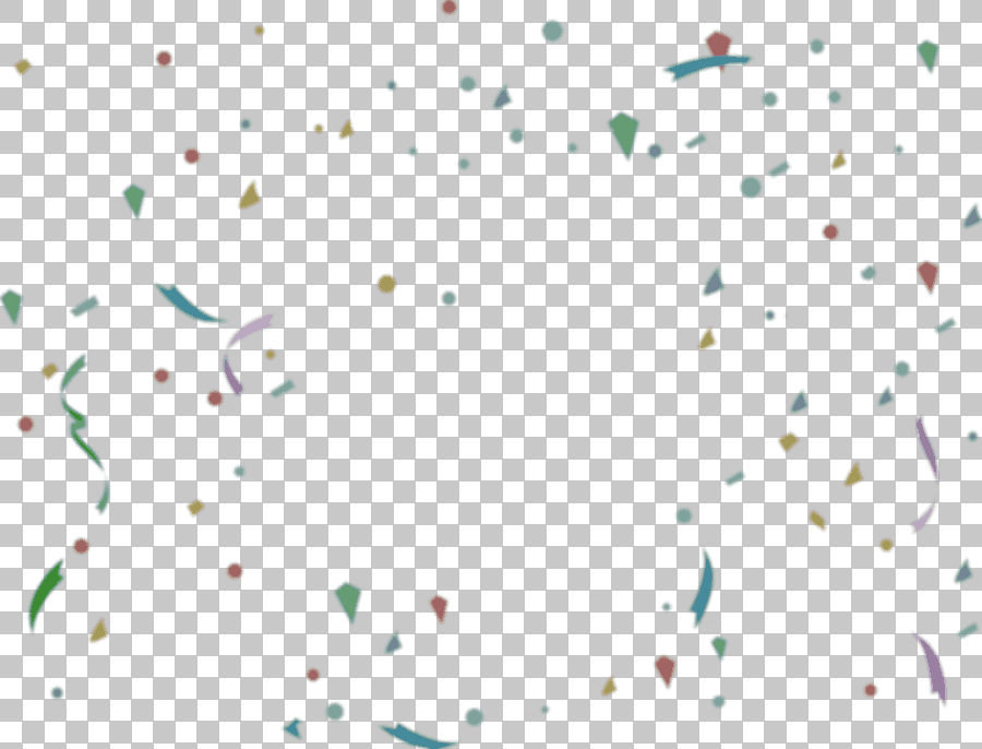 Confetti Animation Cartoon