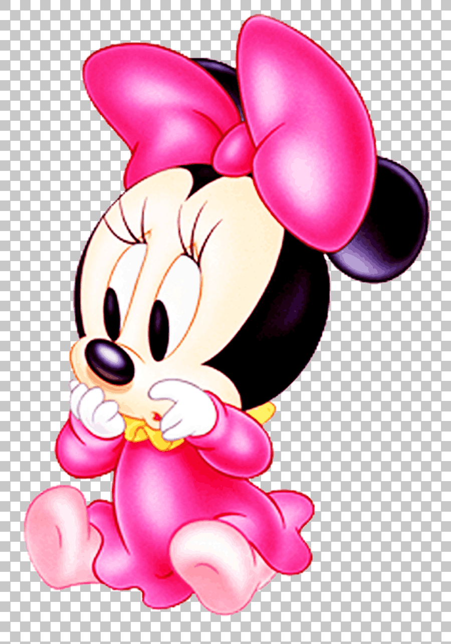 Baby Minnie Mouse Illustration