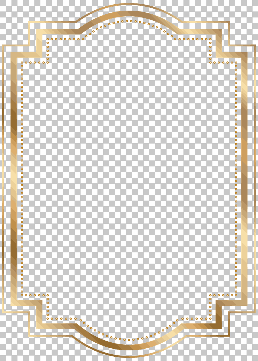 Gold Border Frame