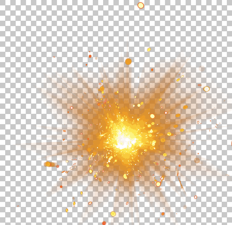 Gold Explosion Illustration