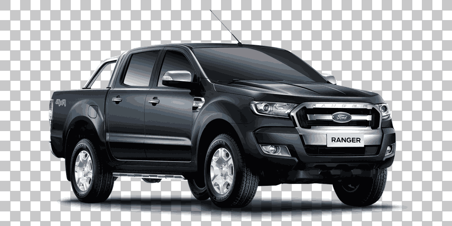 Black Ford Ranger SuperCab