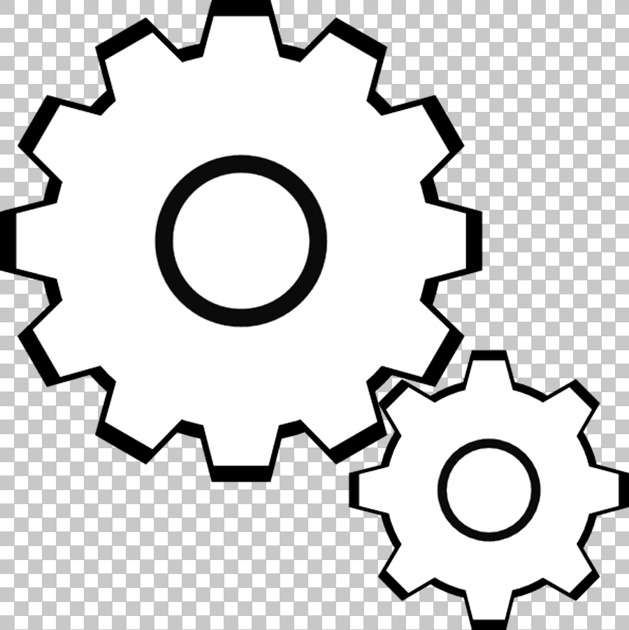 Mechanical Gear Drawing Angle