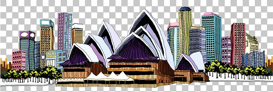 Sydney Opera House Illustration