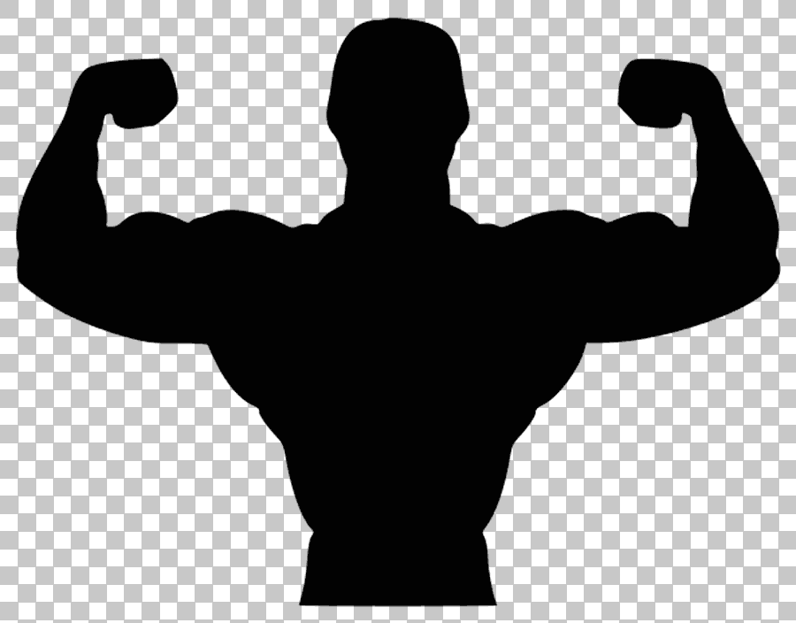 Fitness Silhouette Hand Arm