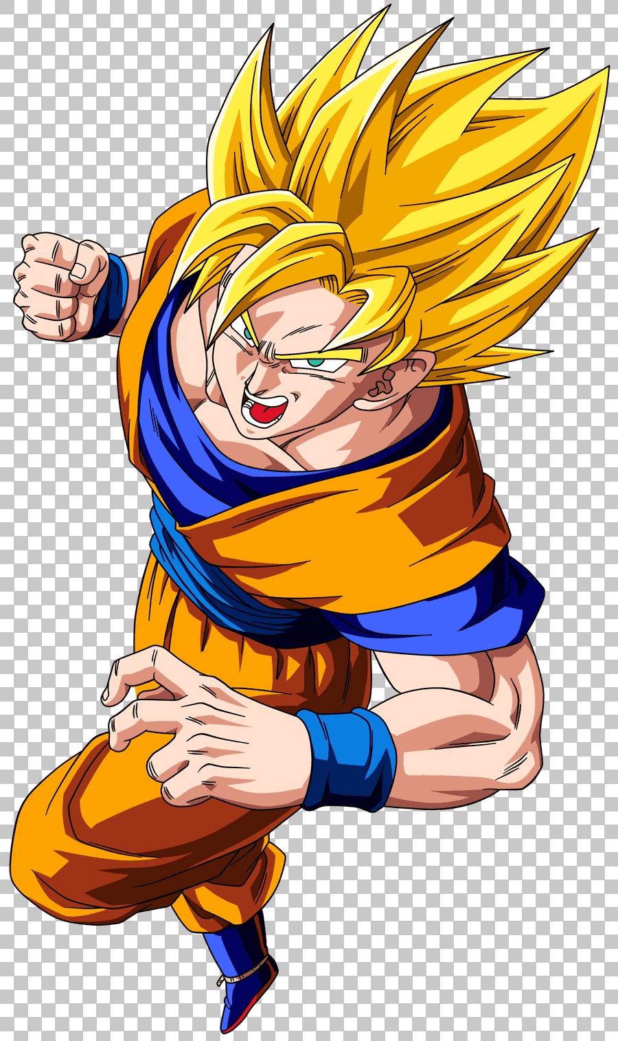 Angry Dragonball Goku Vegeta Piccolo