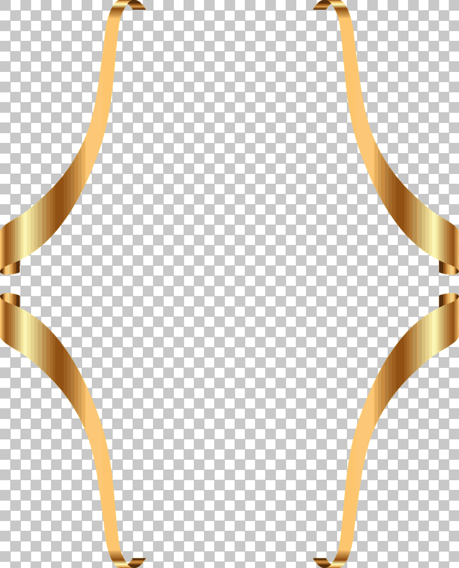 Gold Ribbon Strap Texture