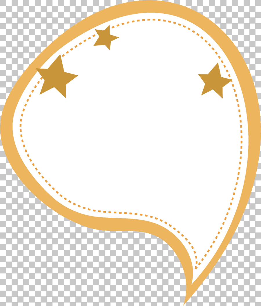 Yellow and Orange Star Border Dialog Box