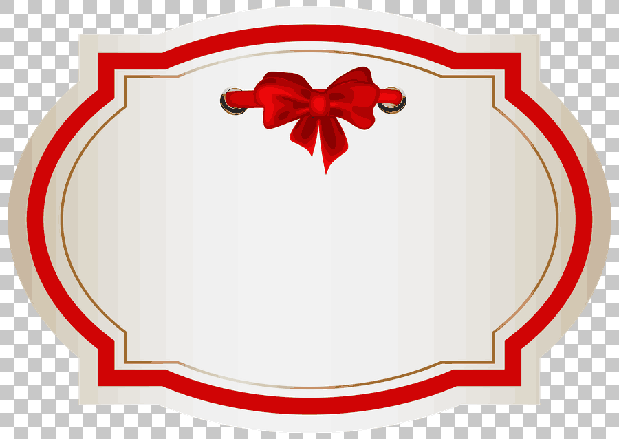 Red Bow Template