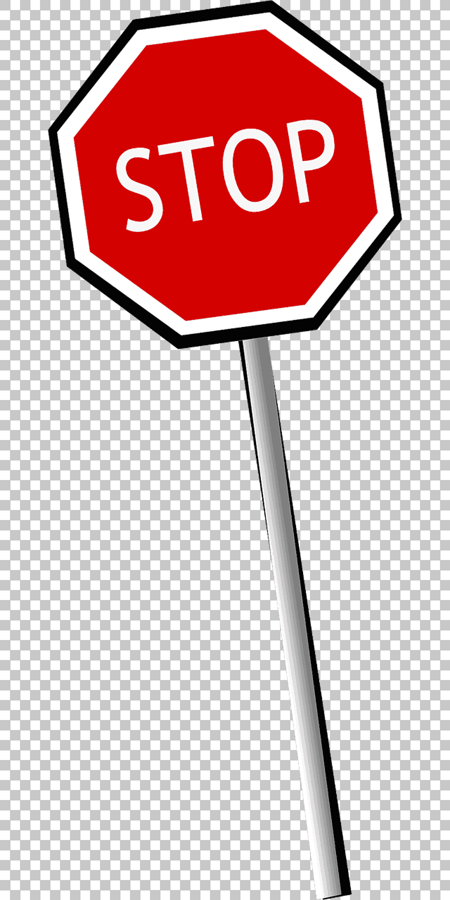 Cartoon Stop Sign