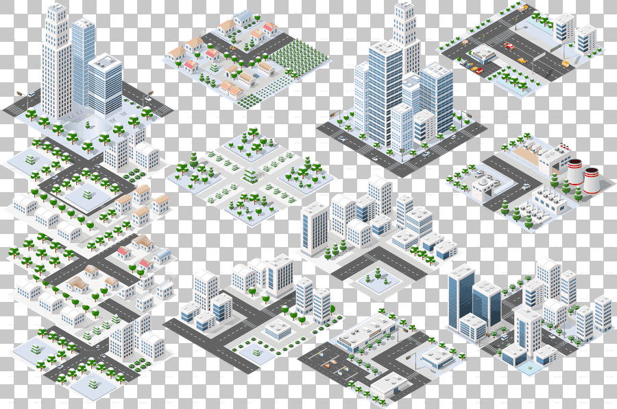 Isometric Building Architecture