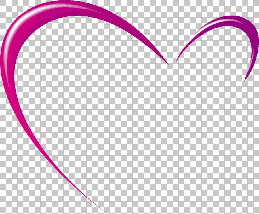 Purple Heart Decorative Pattern