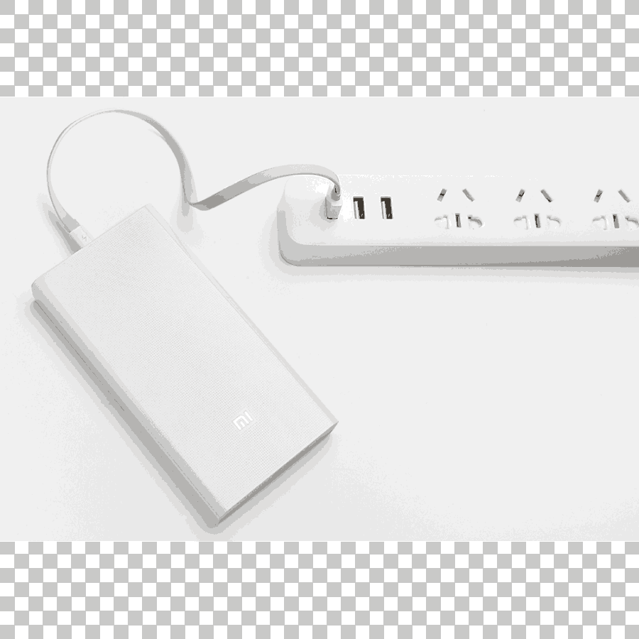 White Rectangle Power Bank