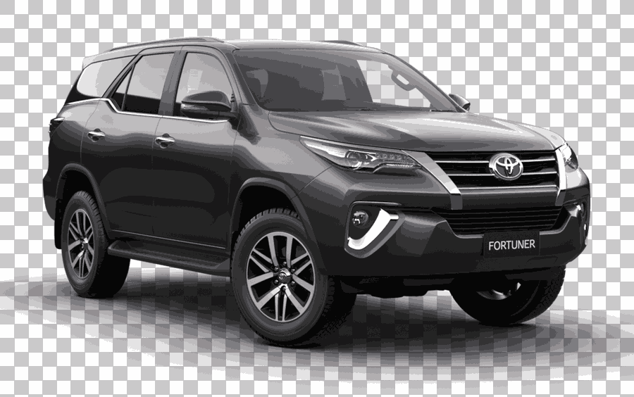 Black Toyota Fortuner Car