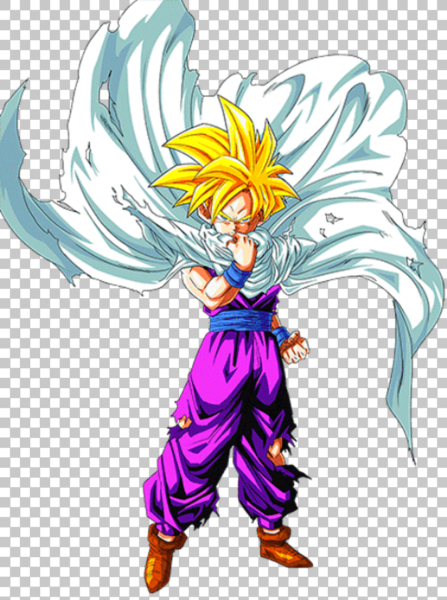 Gohan Goku Cell Vegeta Trunks Manga Characters