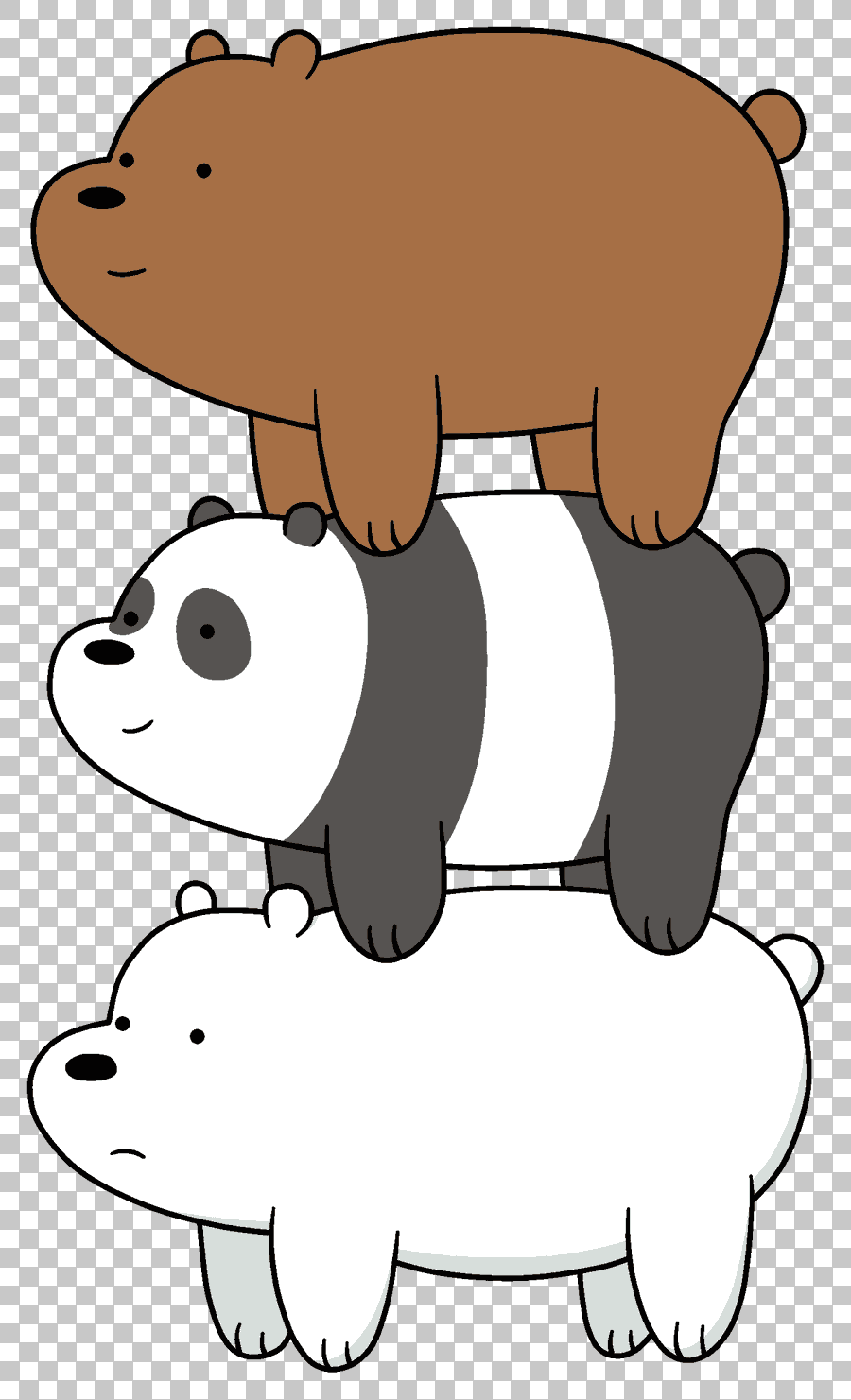 Polar Bear Giant Panda Koala Cartoon