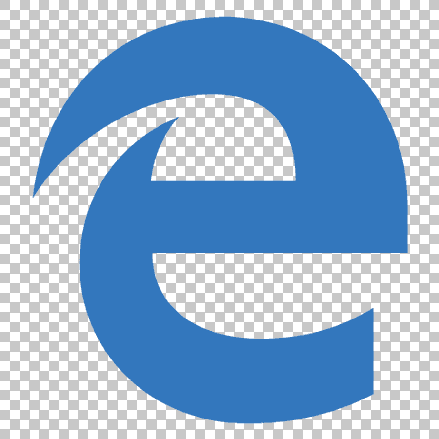 Microsoft Edge Logo Blue