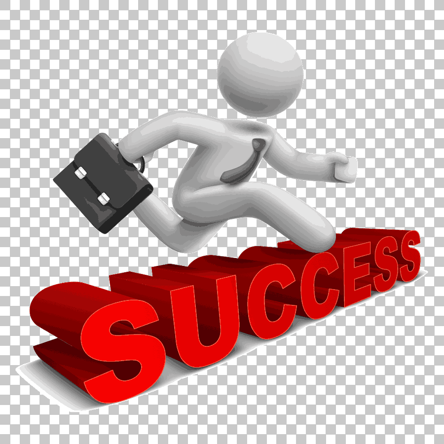 3D Success Illustration