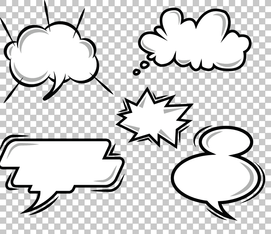 Comic Speech Balloon Dialog Box