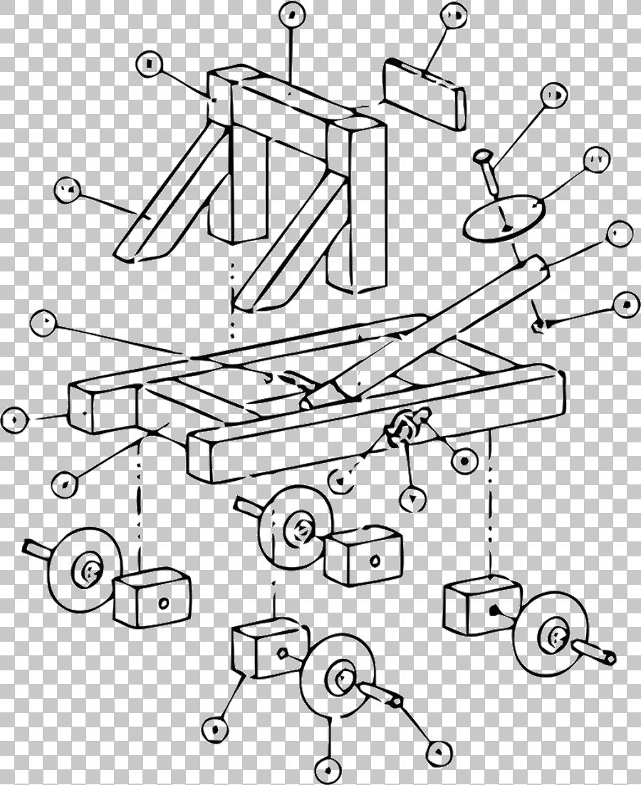 Car Drawing with Catapult Angle