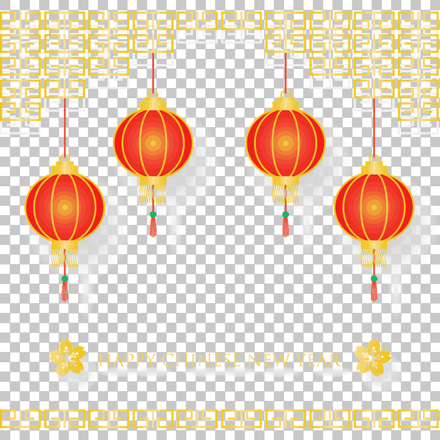 Chinese New Year Lantern Decoration