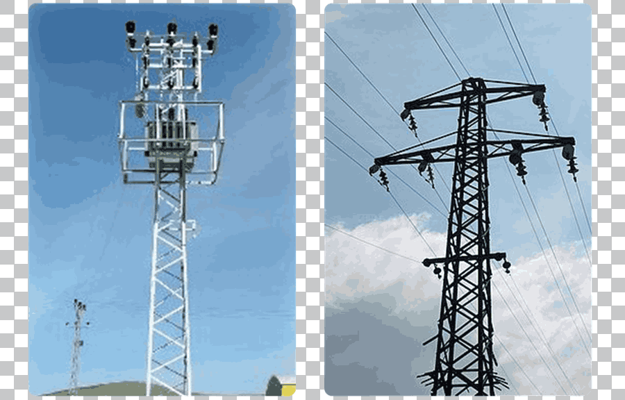 High Voltage Transmission Tower