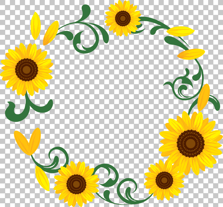 Kitakyushu Common Sunflower Wreath