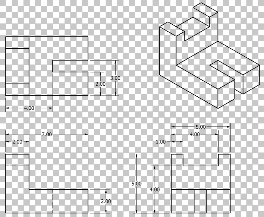 Isometric Floor Plan Drawing