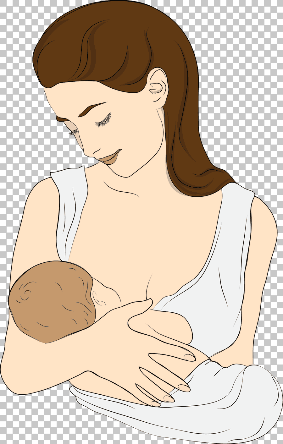 Breastfeeding Child Face