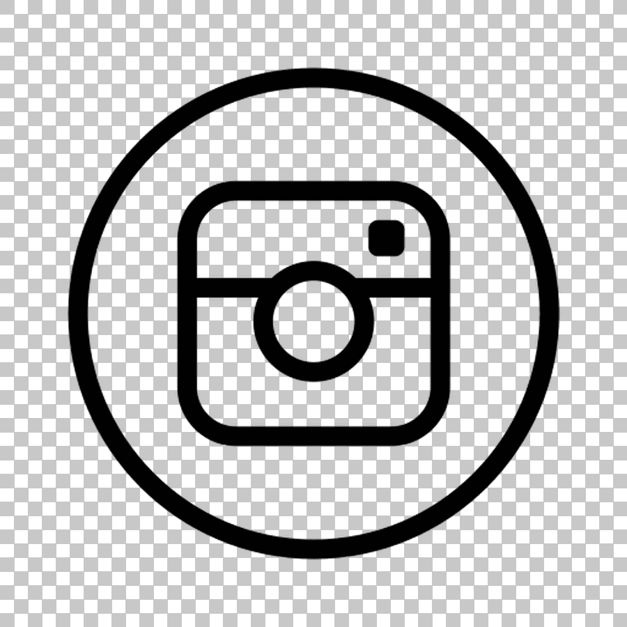 Instagram Logo Black and White