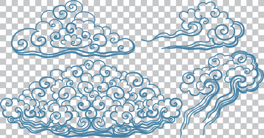 Blue Cloud Illustration