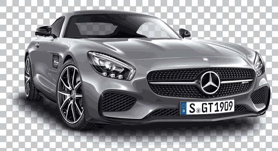 Gray Mercedes-Benz AMG GT Coupe